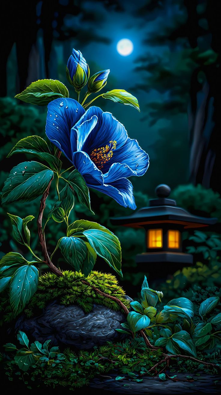 Moonlit Serenity Poster Wall Art