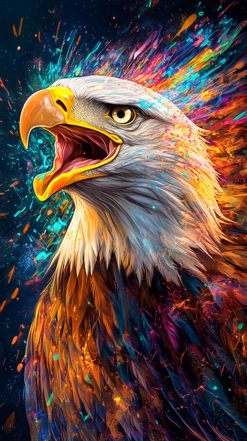Radiant Fury Poster Wall Art