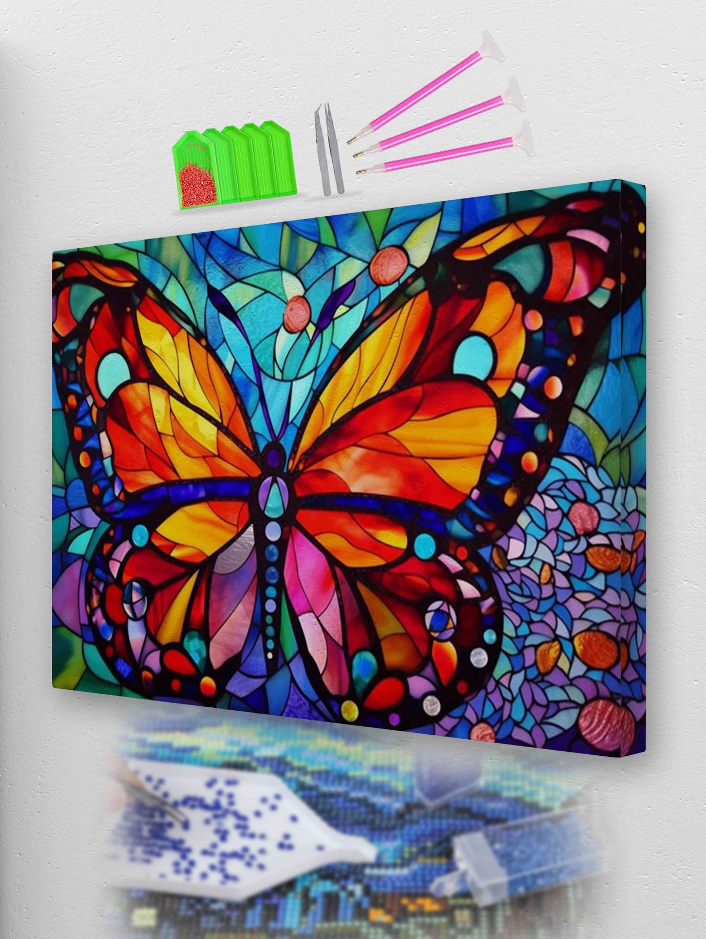 Butterfly Stained Glass | Diamond Painting Kit