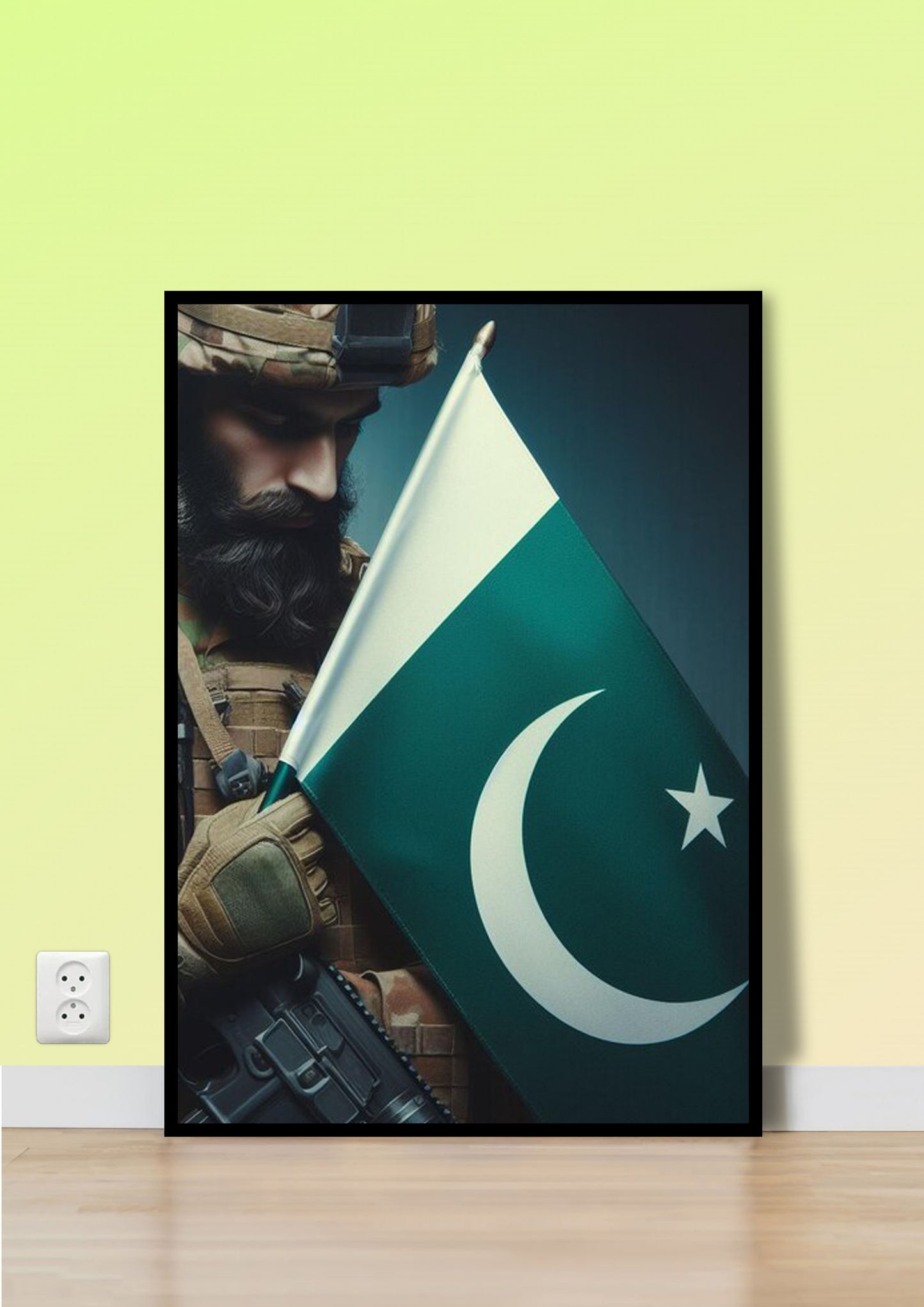Shield of the Nation Pak Army Poster Wall Art