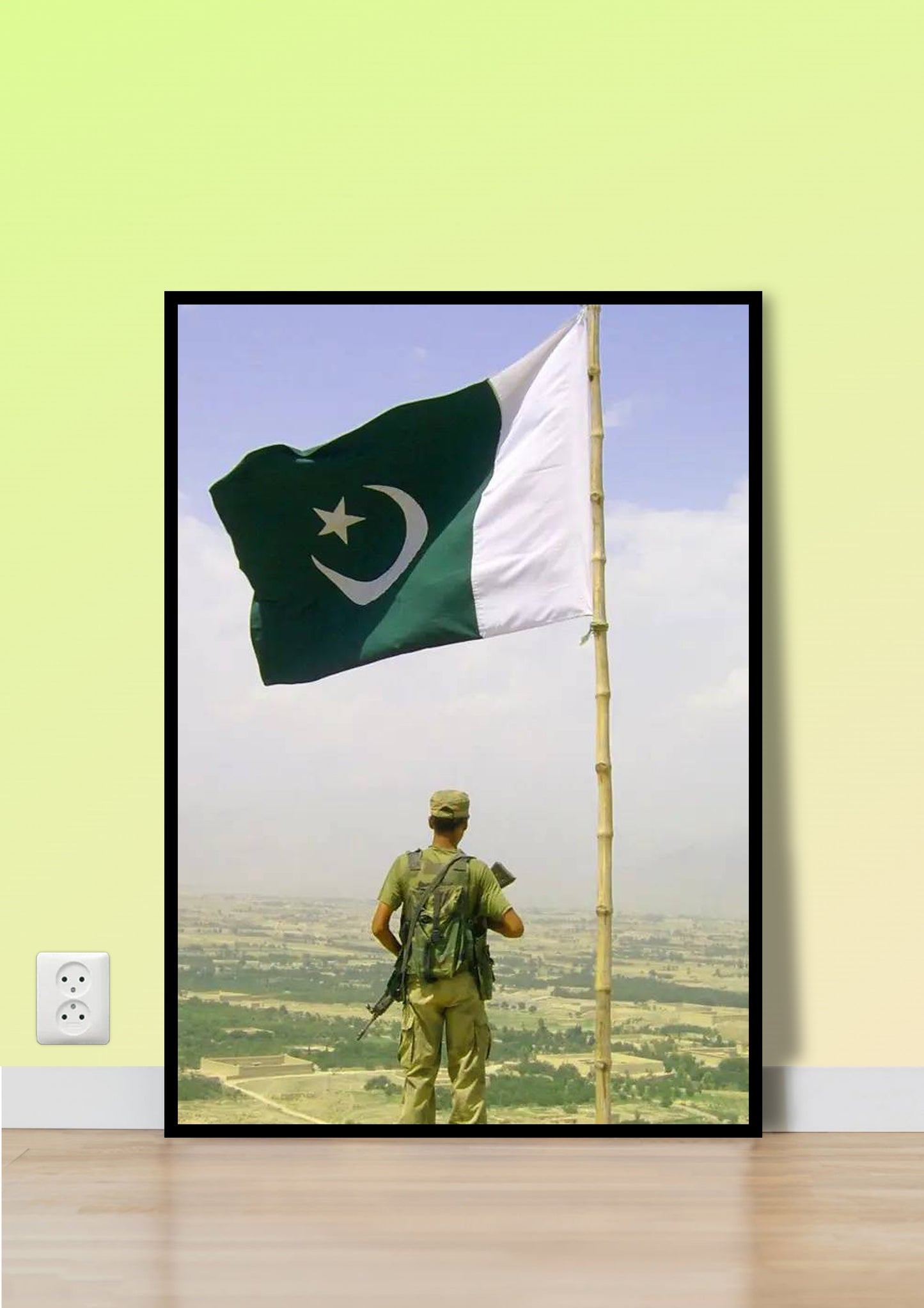 One Flag One Vow Pak Army Poster Wall Art