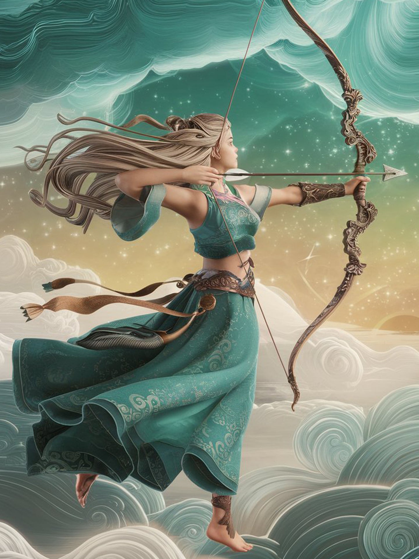 Celestial Archer Diamond Painting Kit
