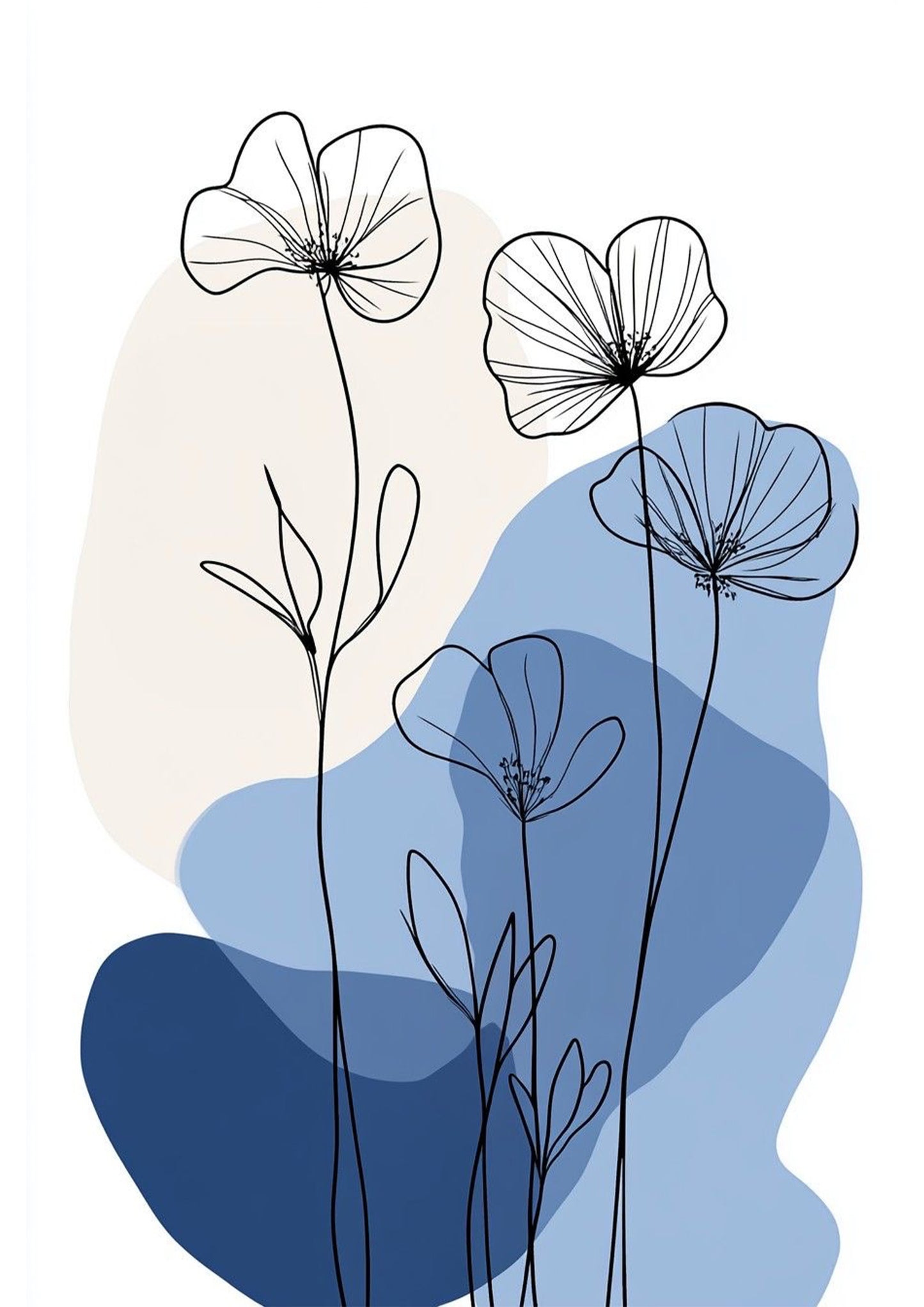 Soft Sketches Poster Wall Art