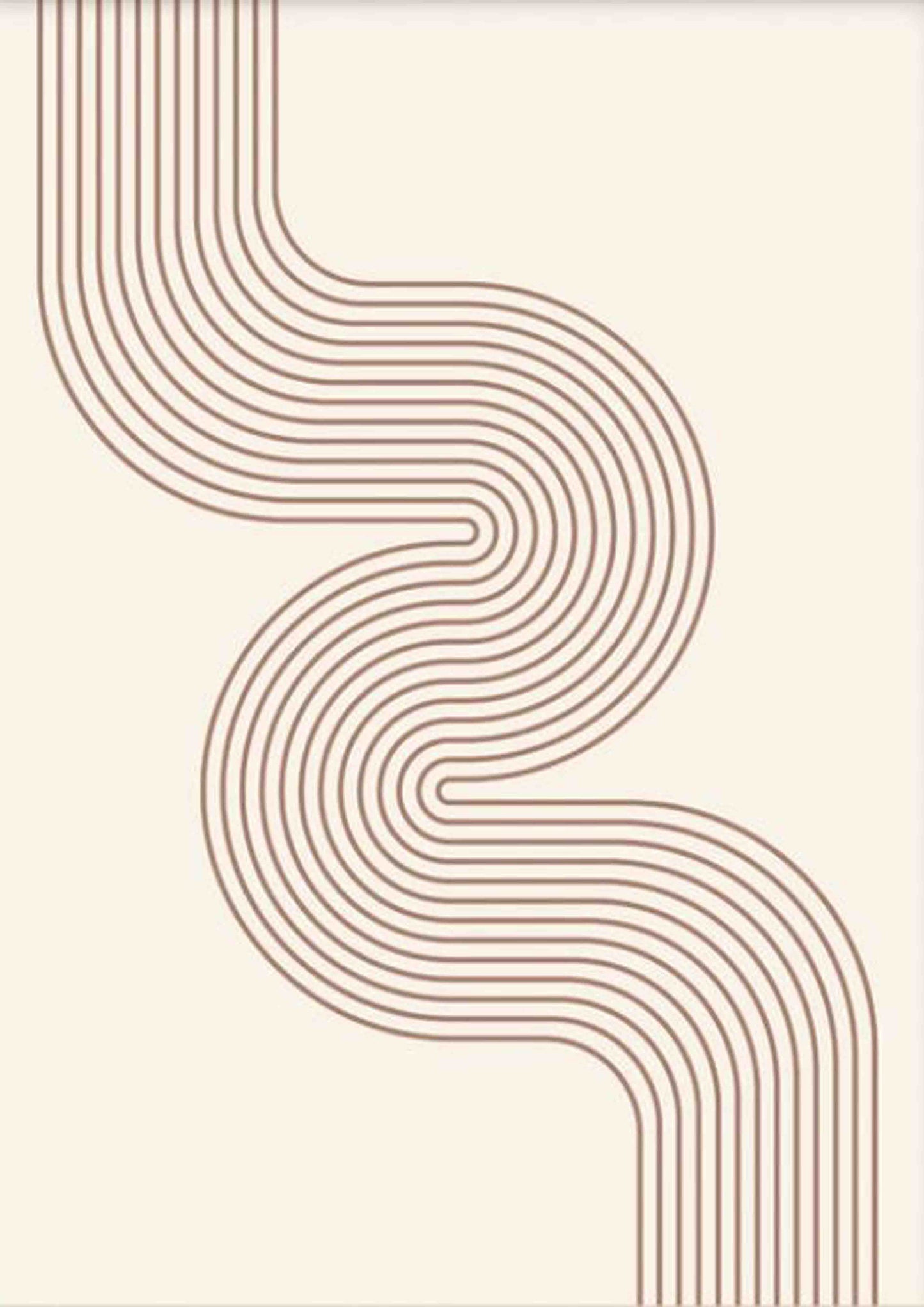 Curves in Quiet Poster Wall Art
