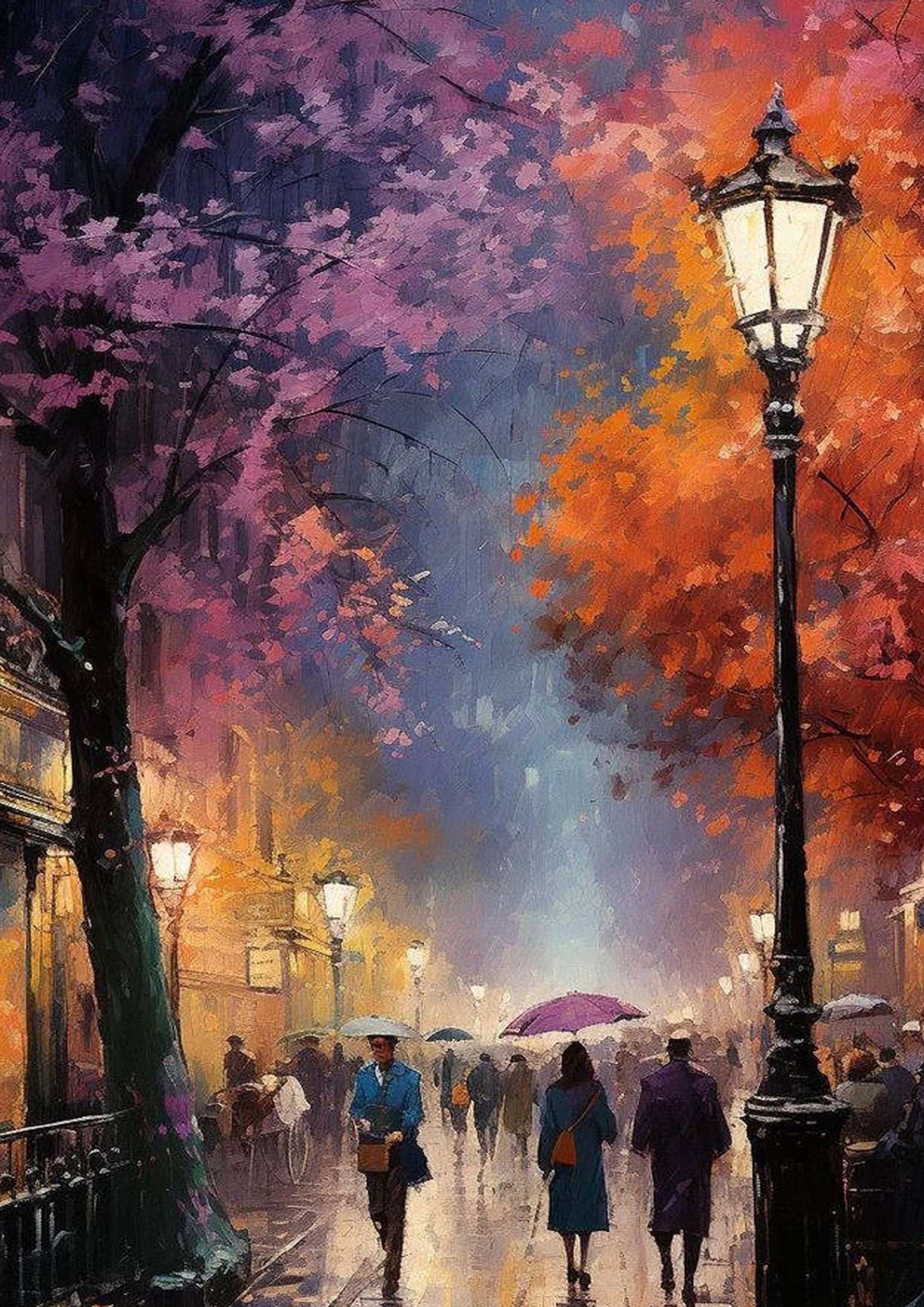 Rainlight Reflections Poster Wall Art