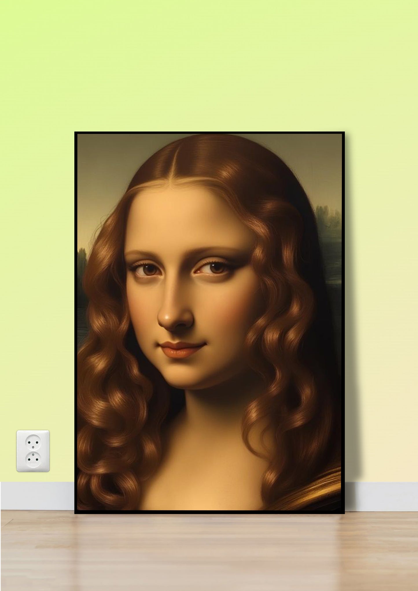 Modern Mona Glow Poster Wall Art