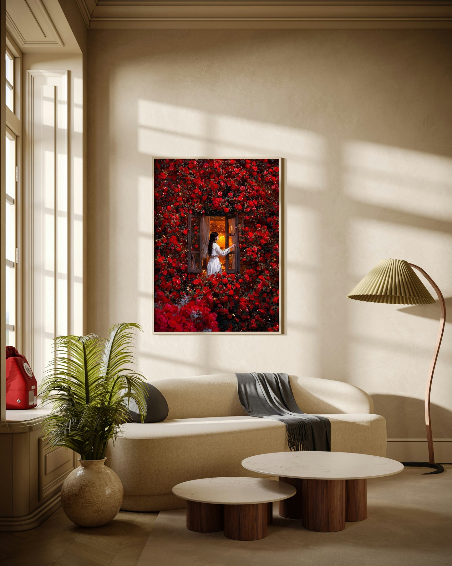 The Secret Garden View Poster Wall Art