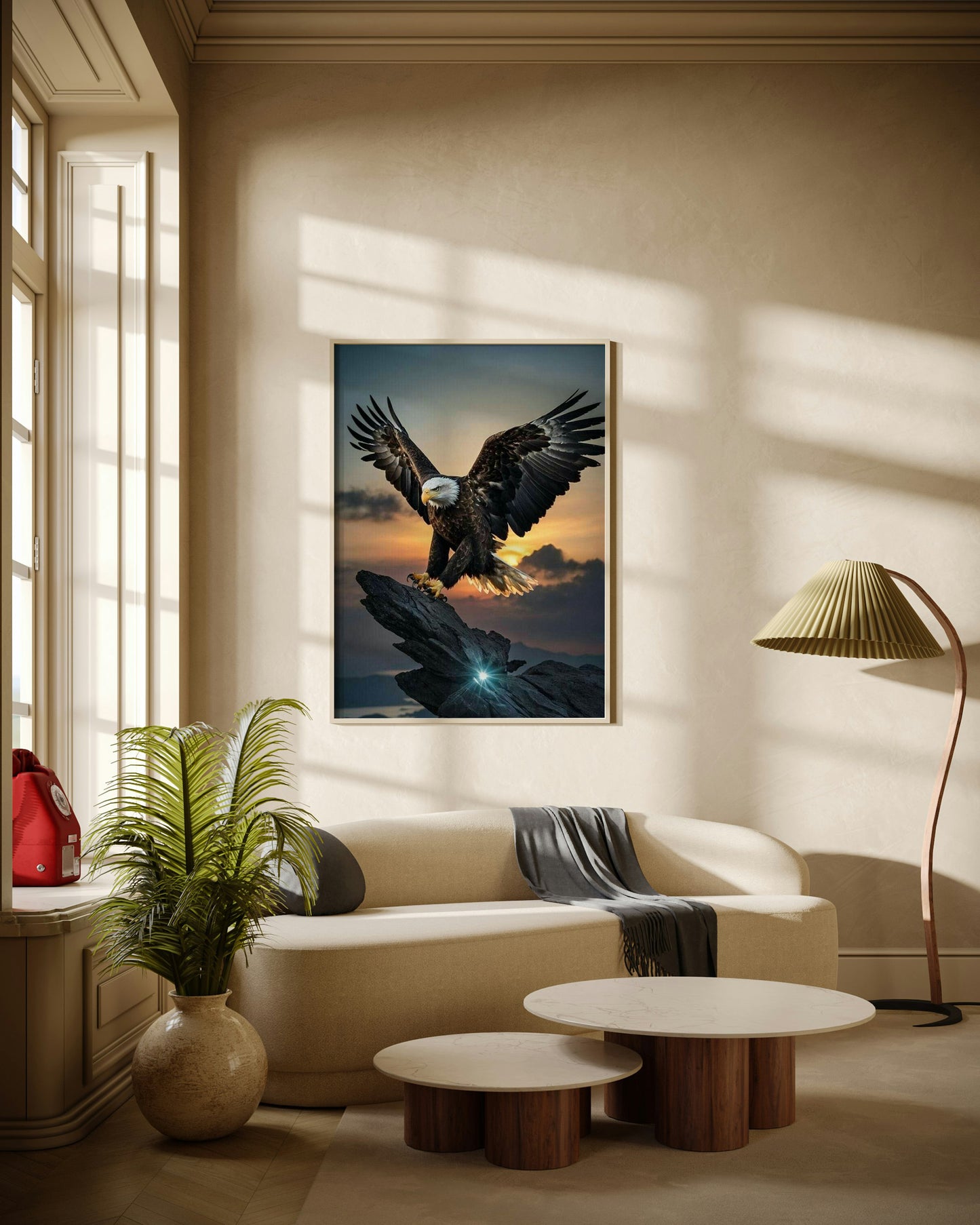 Majestic Descent Poster Wall Art