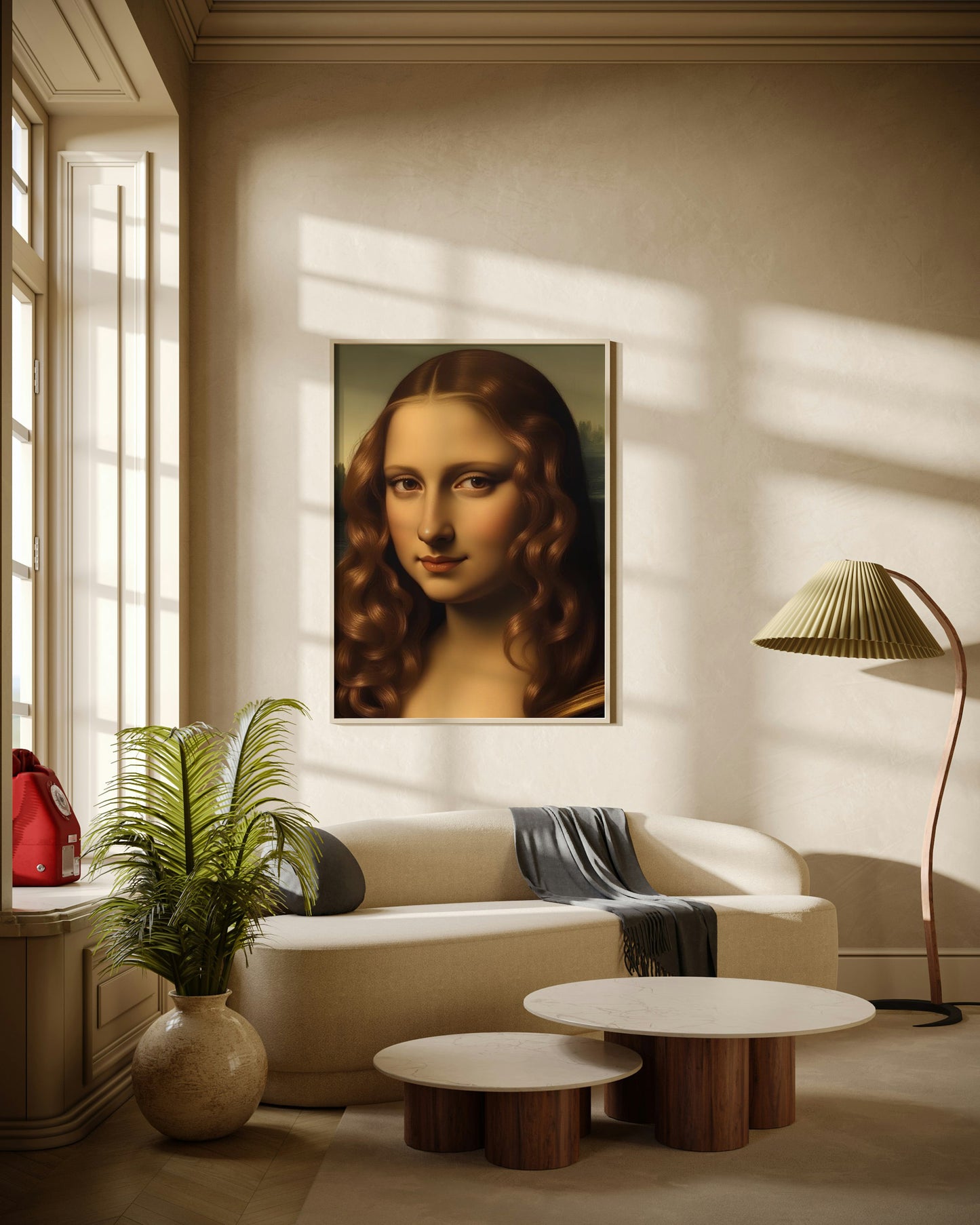Modern Mona Glow Poster Wall Art