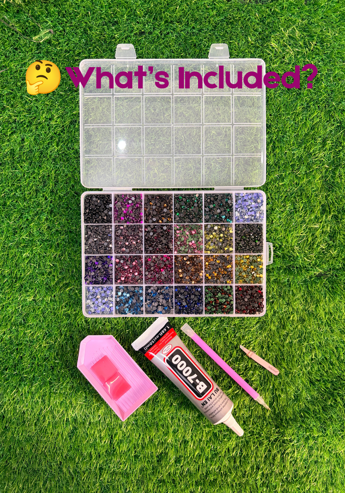24 Colours DIY Bedazzling Kit