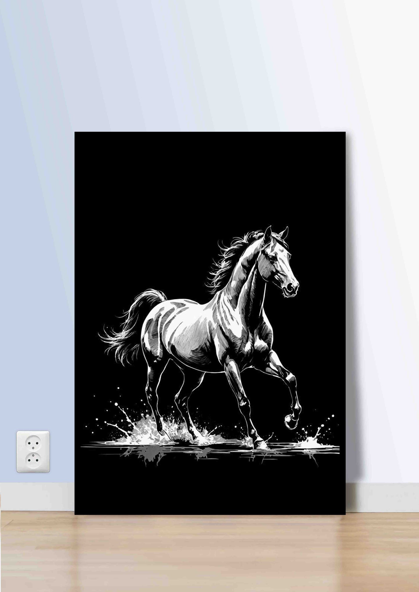 Silent Stallion Poster Wall Art