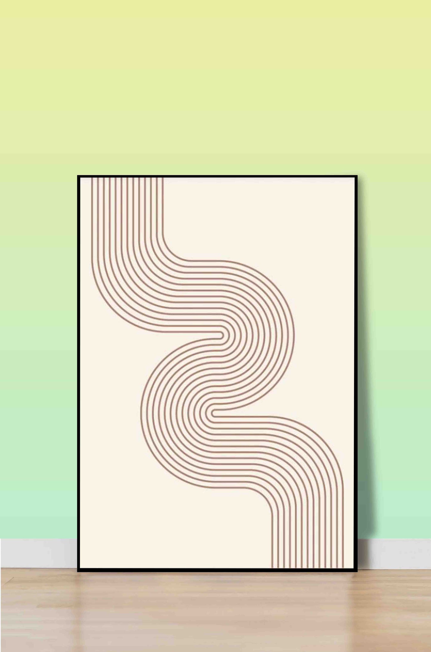 Curves in Quiet Poster Wall Art