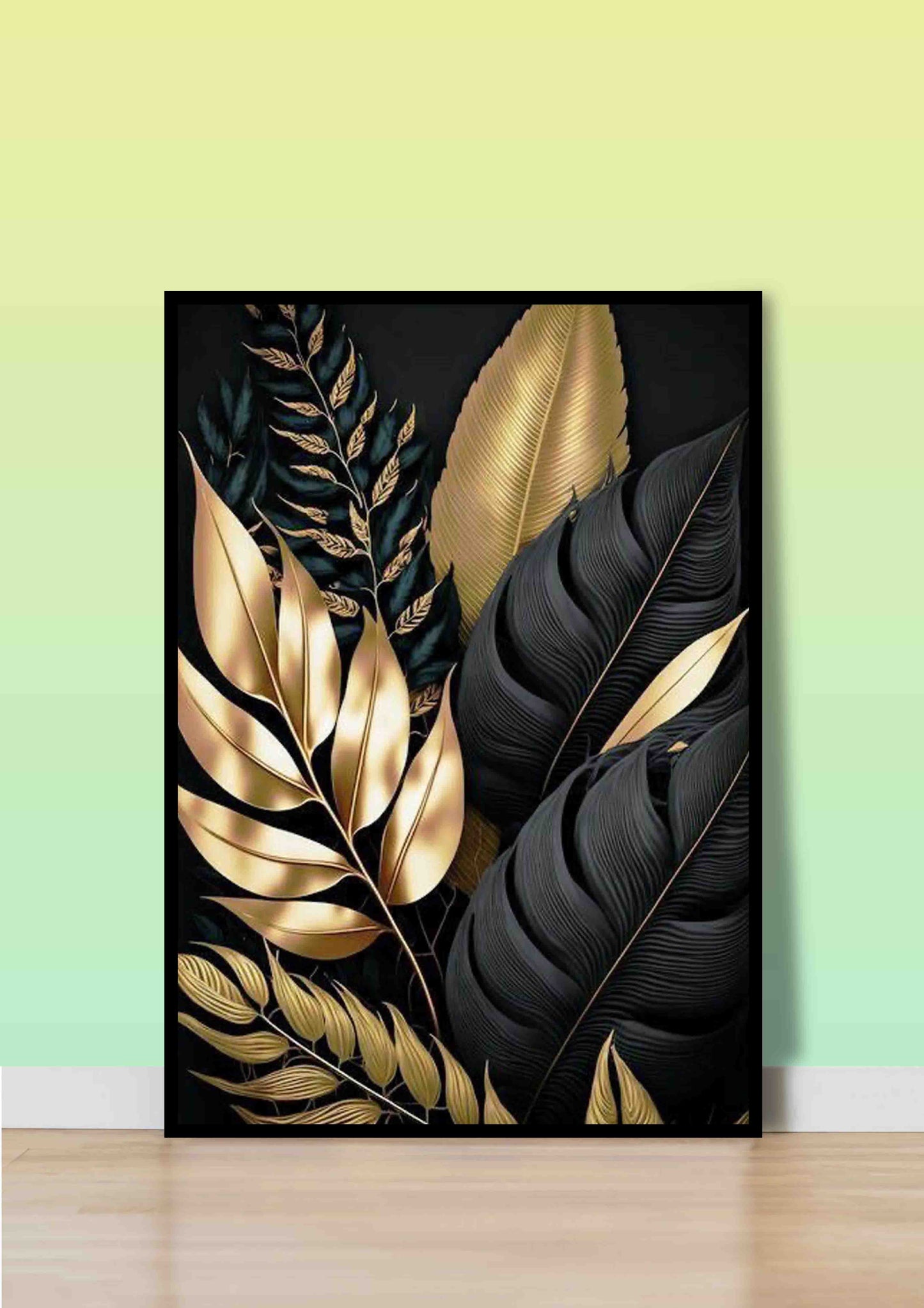 Golden Silence Poster Wall Art