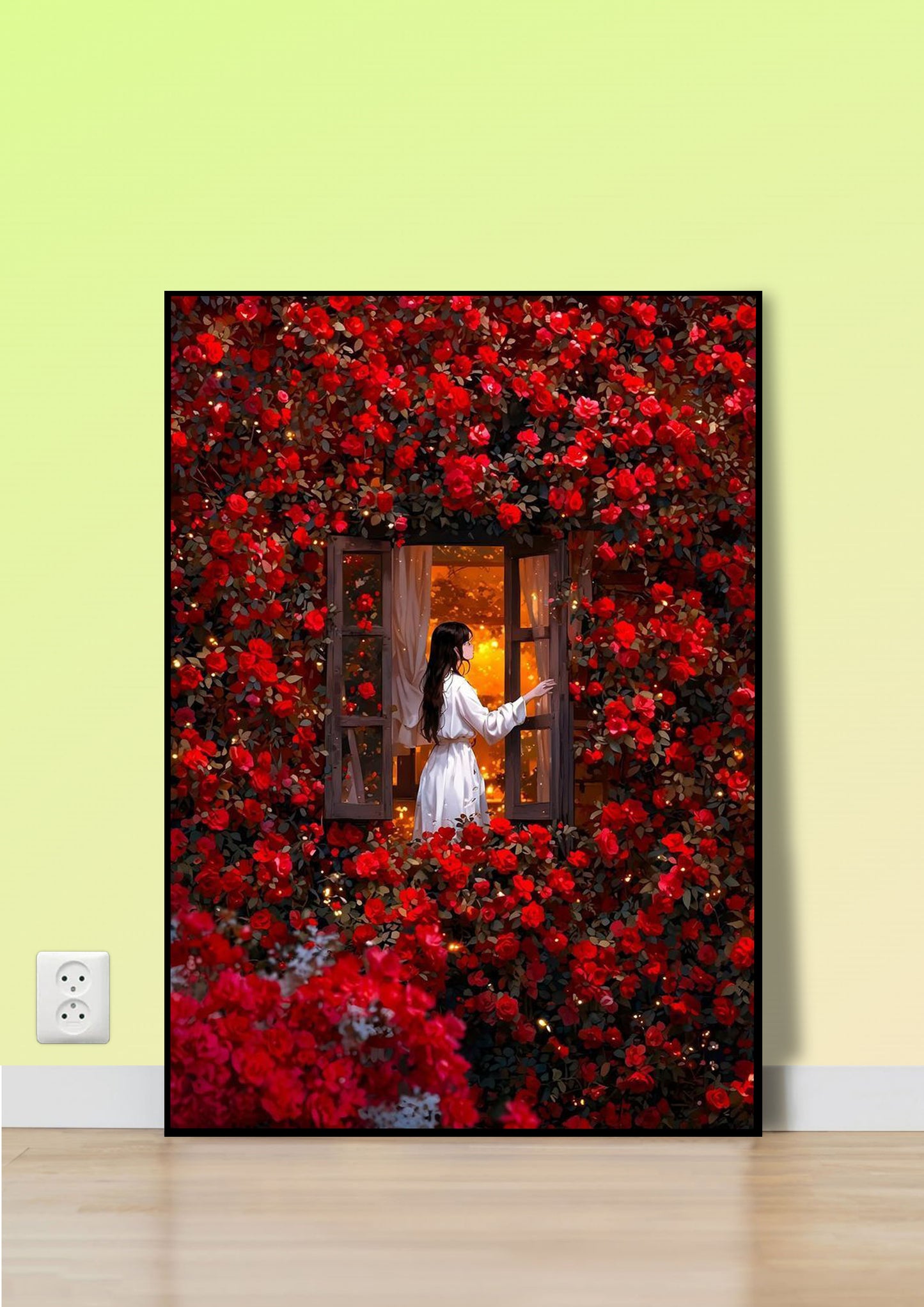 The Secret Garden View Poster Wall Art