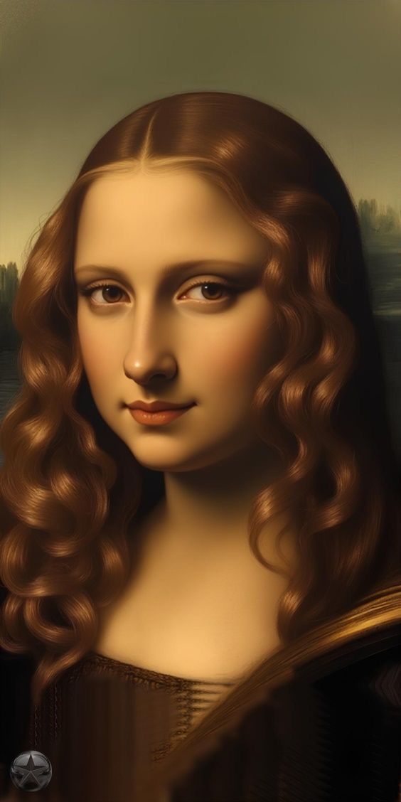 Modern Mona Glow Poster Wall Art