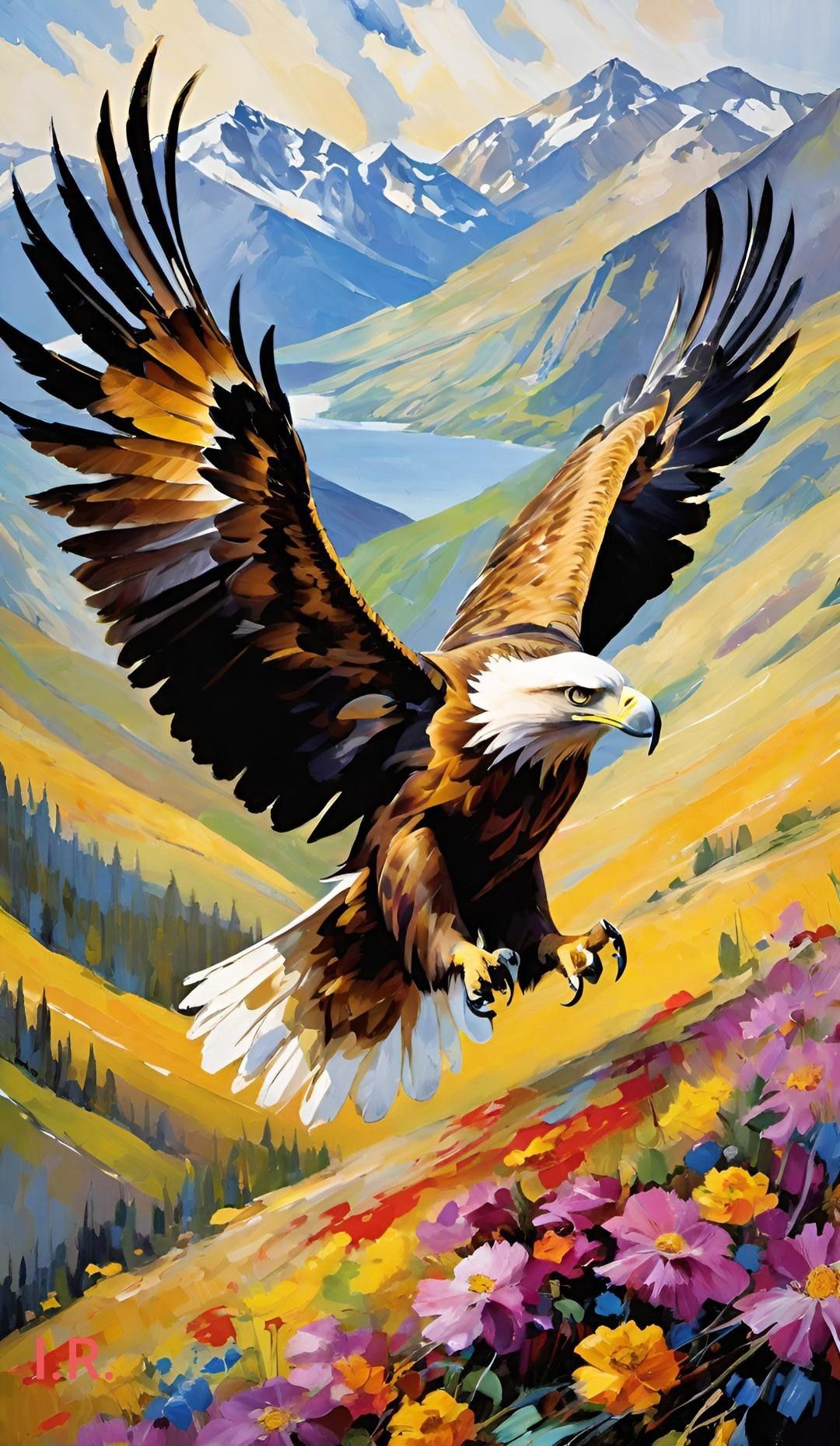 Eagle Eden Poster Wall Art