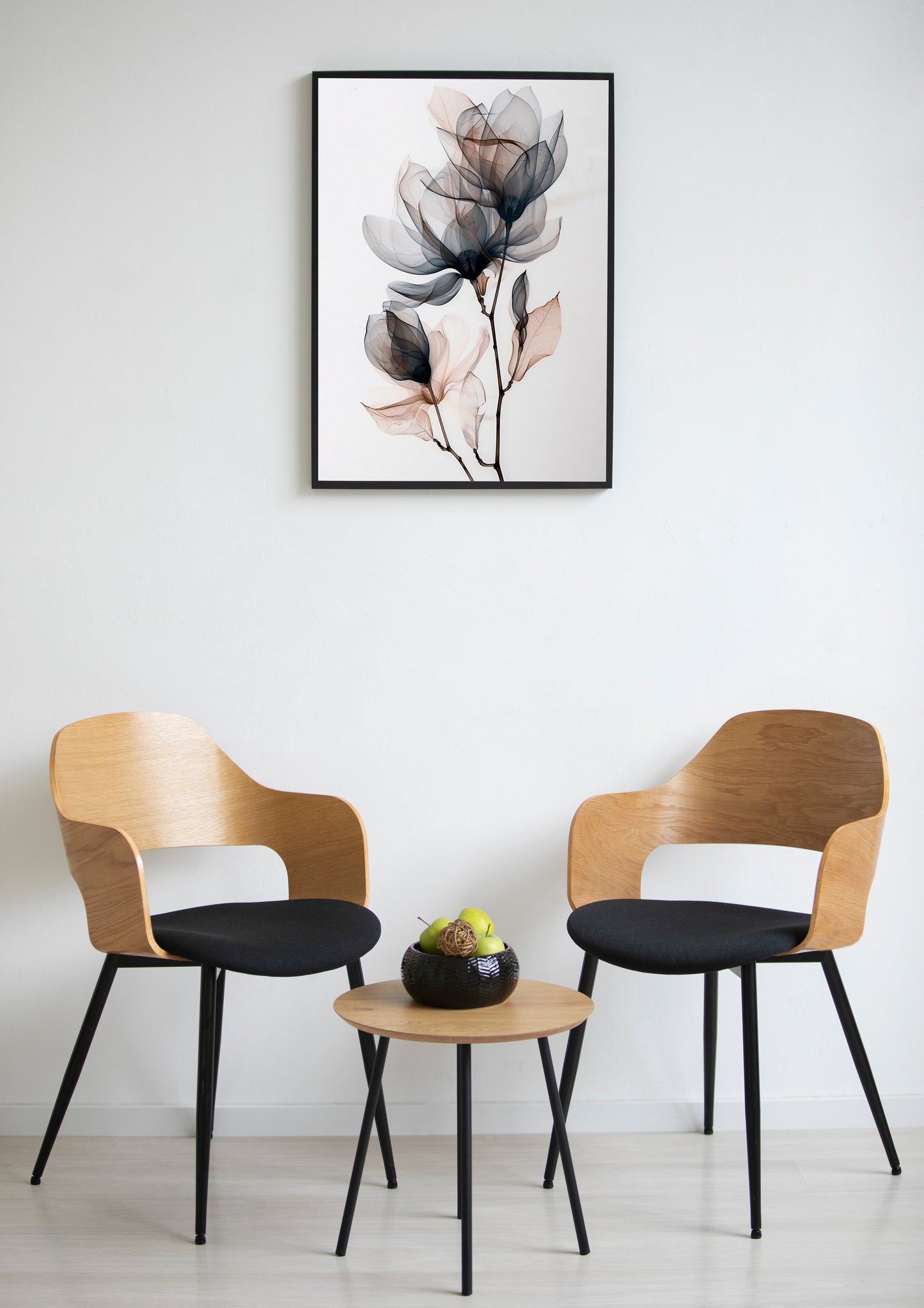 Floral Anatomy Poster Wall Art