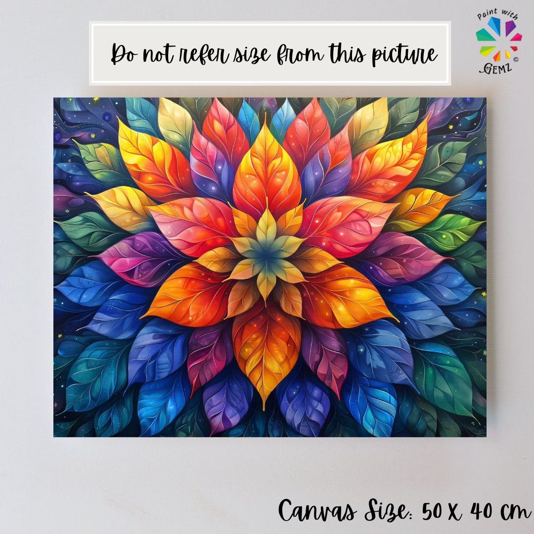 Celestial bloom | Paint by Numbers Kit