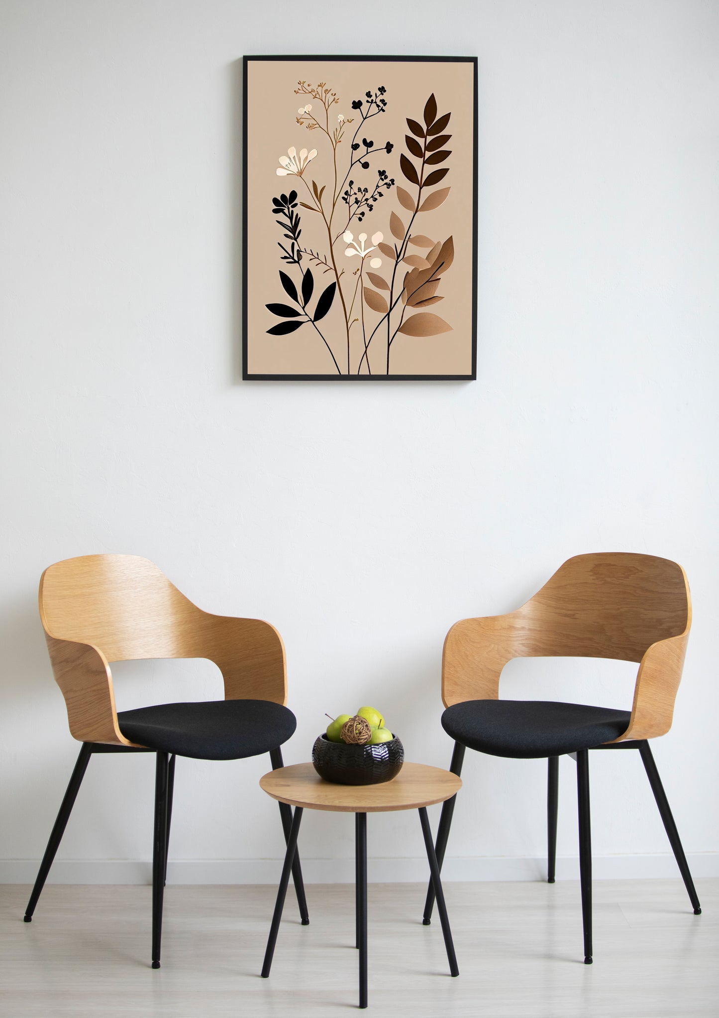 Neutral Bloom Poster Wall Art