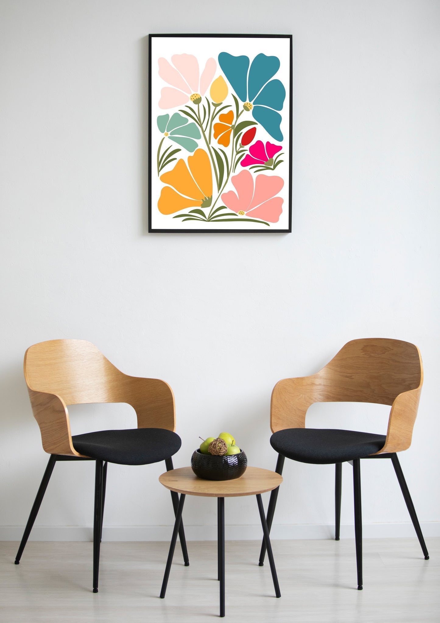 Floral Joy Poster Wall Art