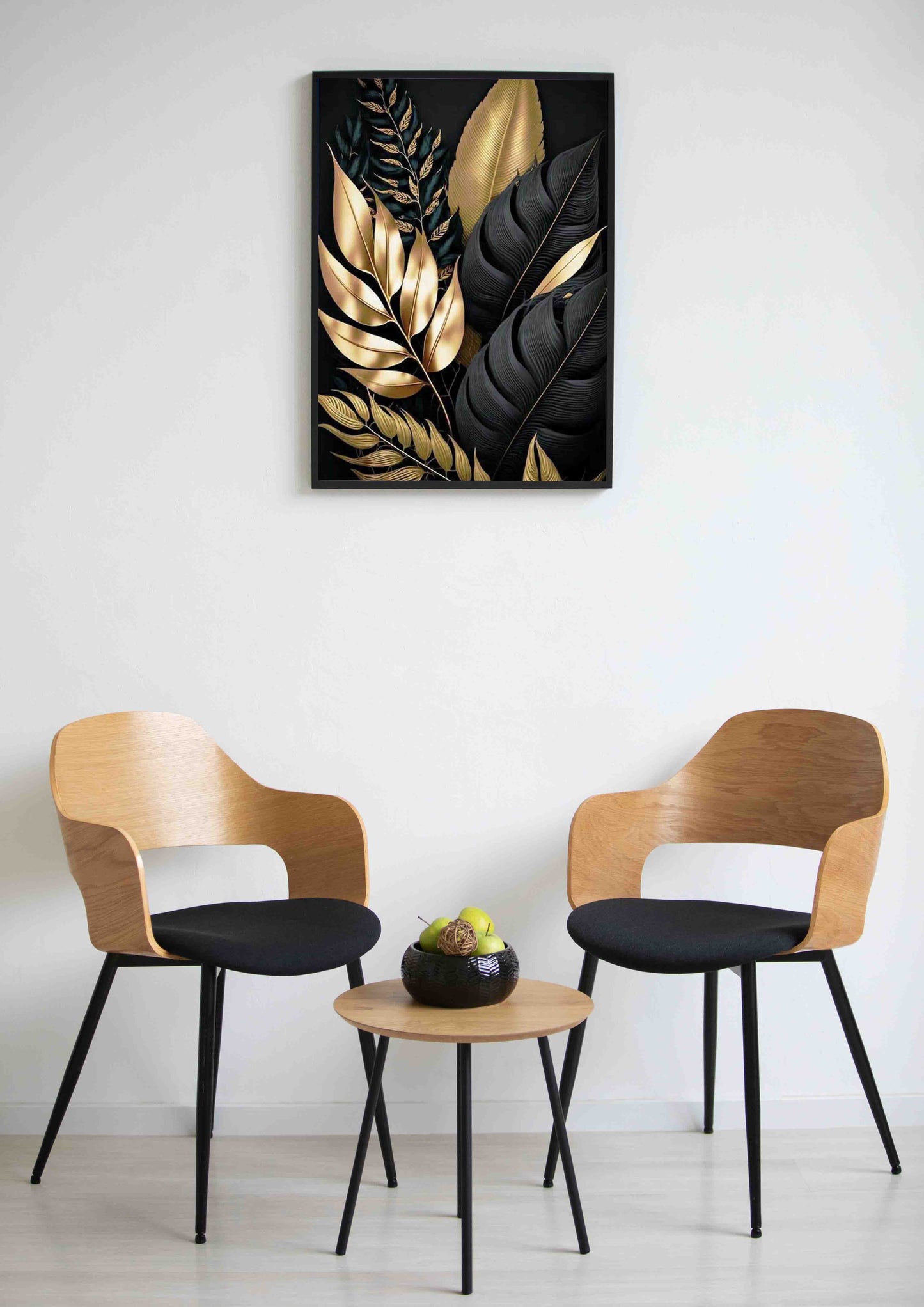Golden Silence Poster Wall Art