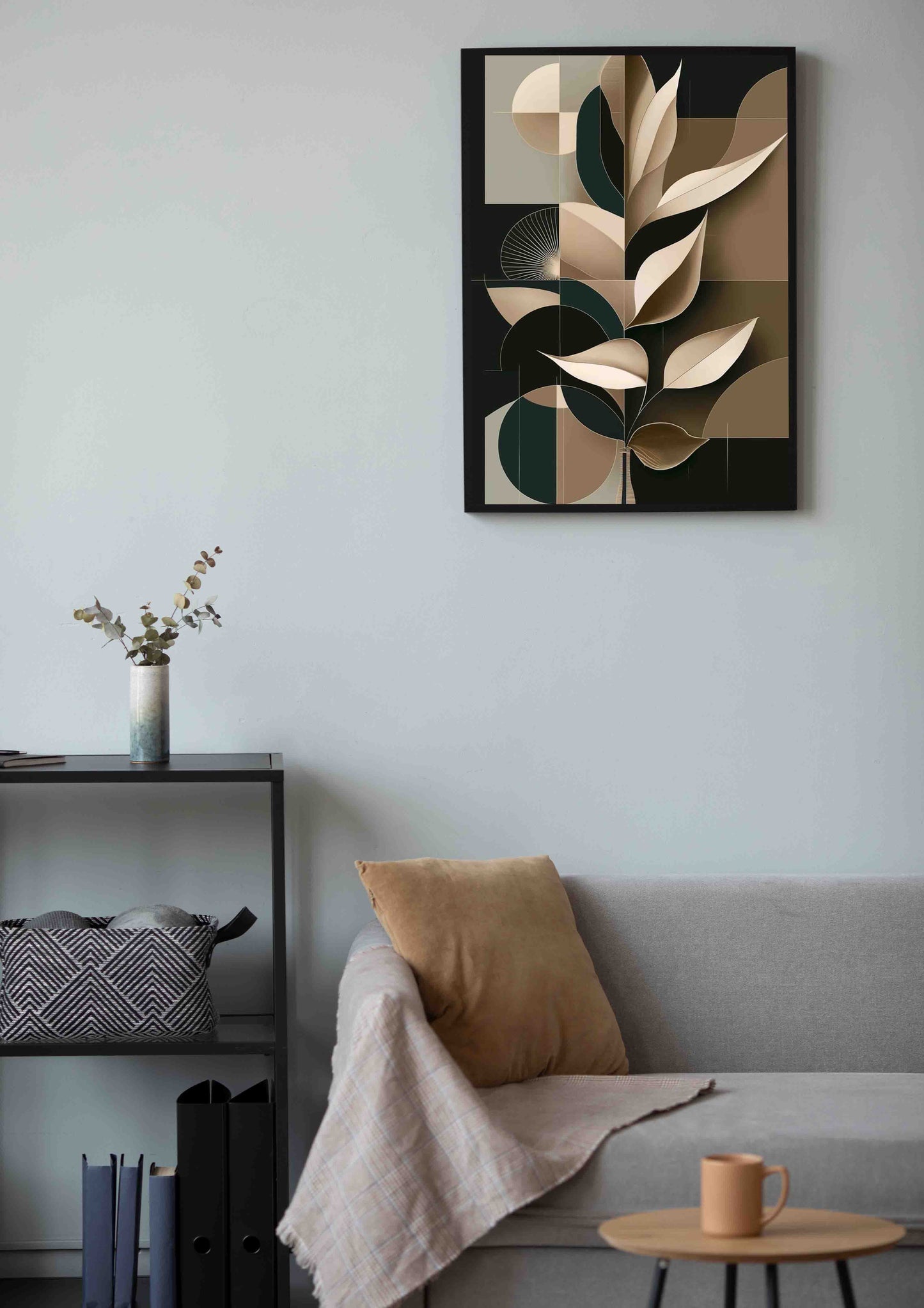 Symmetry in Sepia Poster Wall Art