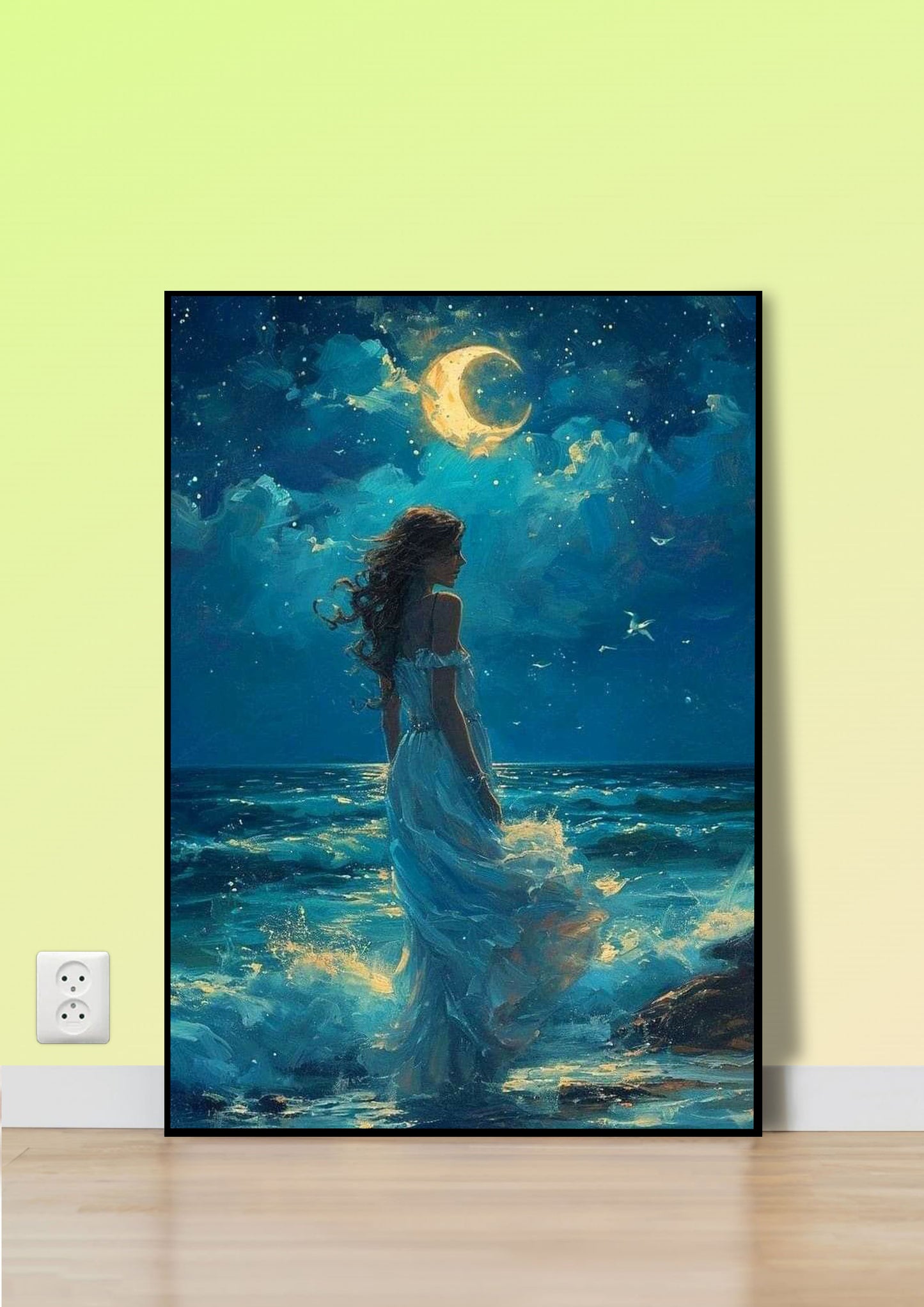 Lunas Embrace Poster Wall Art