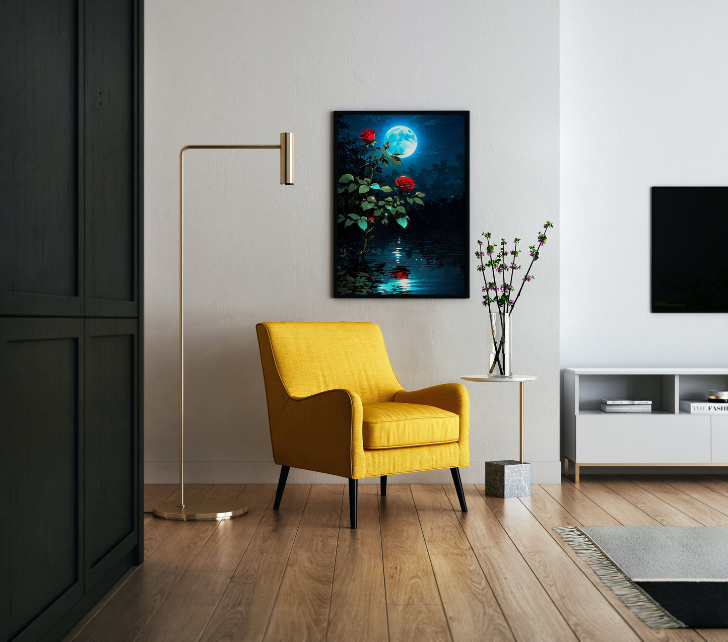 Moonlit Serenity Poster Wall Art