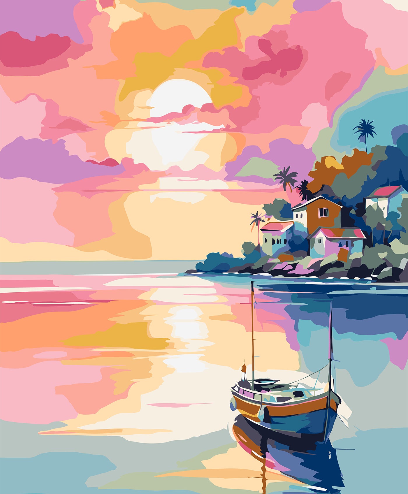 Serenade of the Sunset Paint by Numbers kit