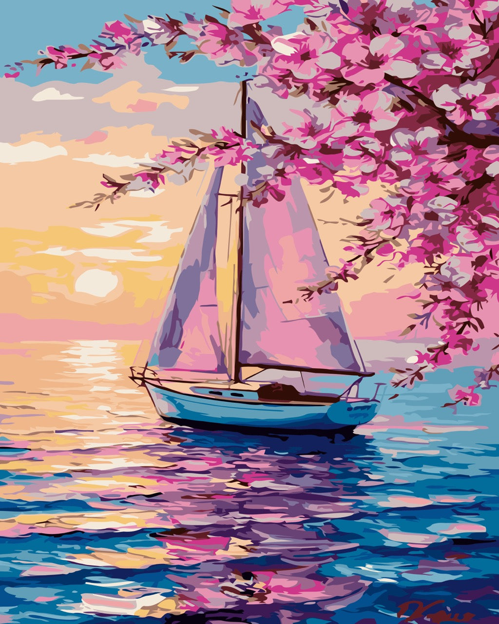 Pastel Voyage Paint by Numbers kit