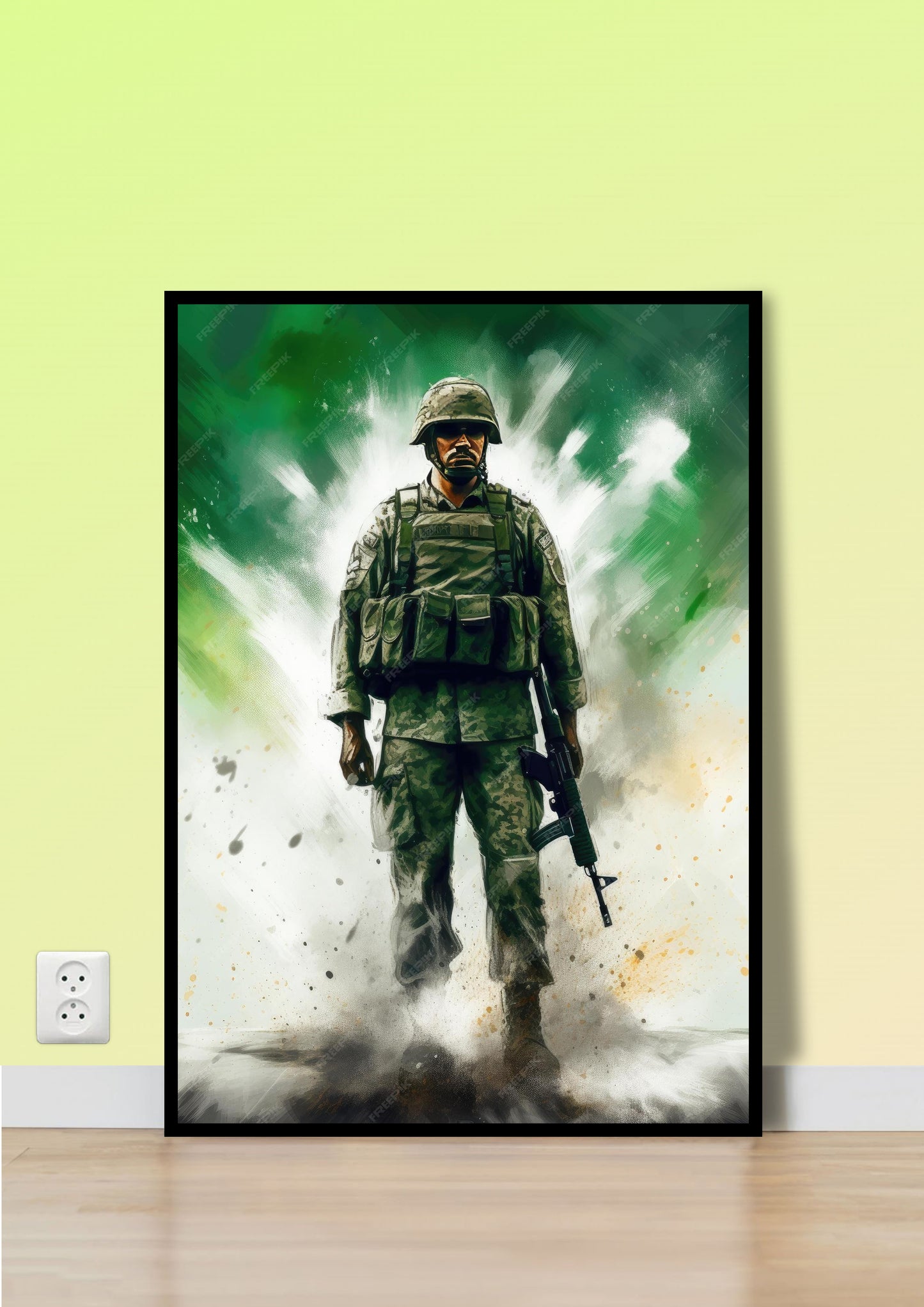Defender of the Nation Pak Army Poster Wall Art