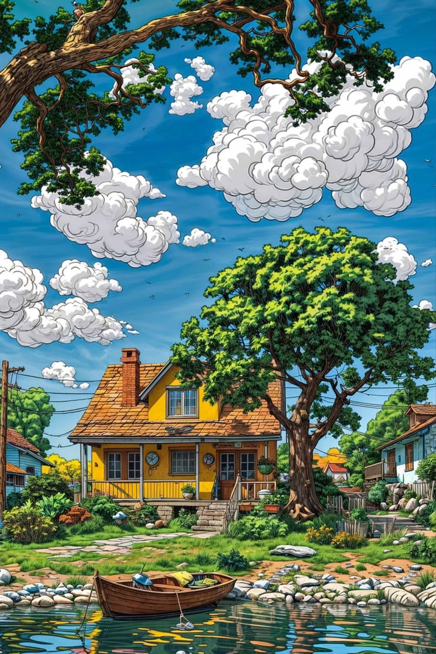 Haven by the Clouds Diamond Painting Kit