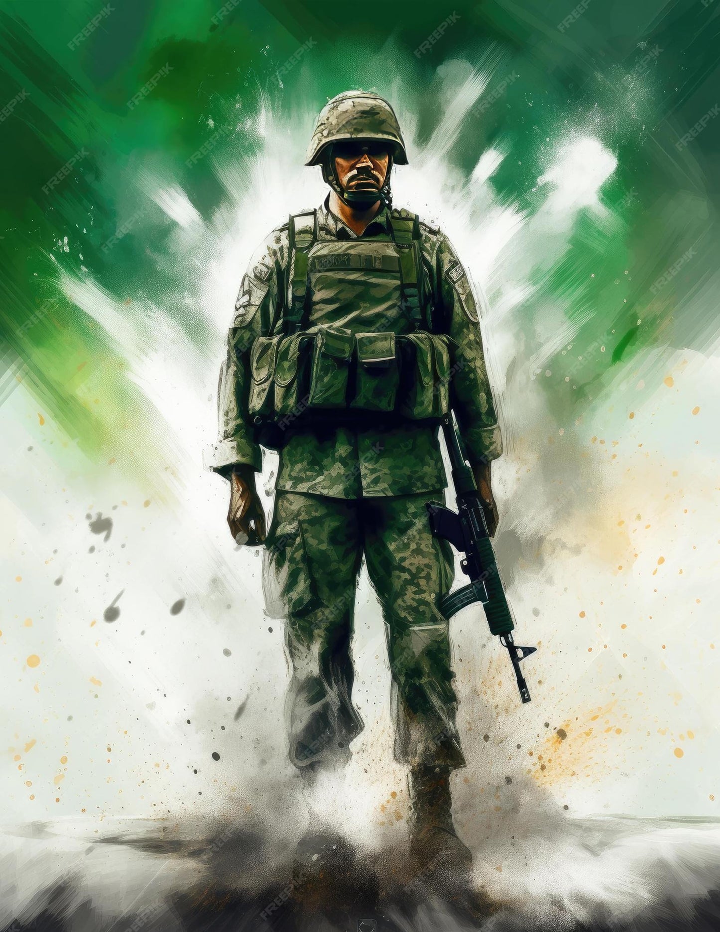 Defender of the Nation Pak Army Poster Wall Art