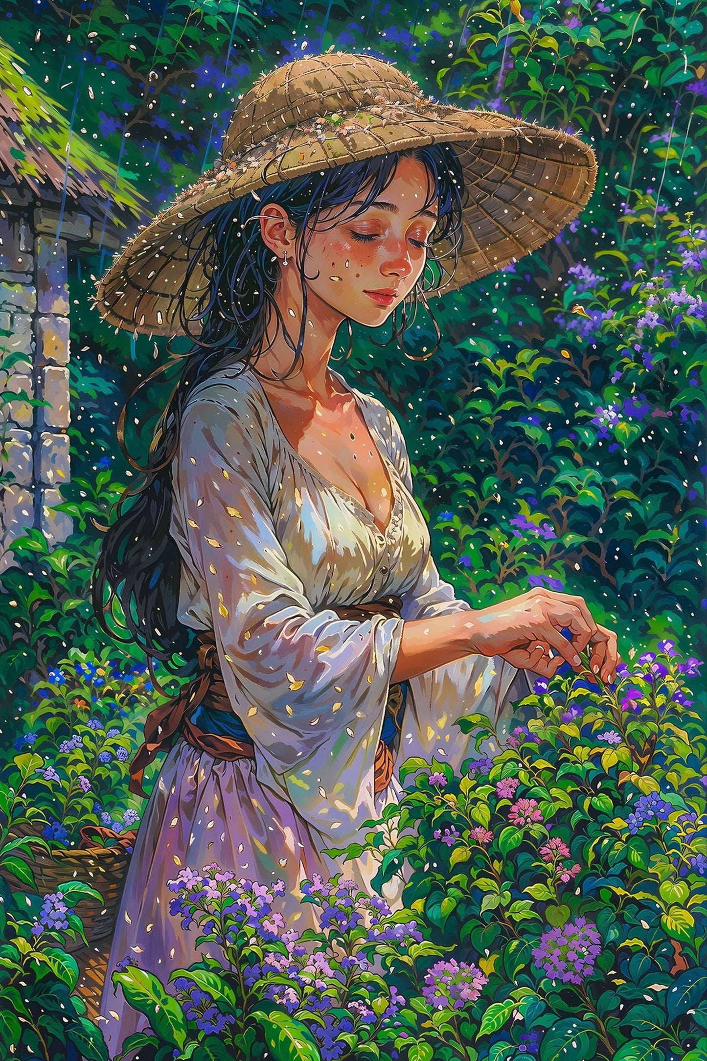 The Blooming Silence Diamond Painting Kit
