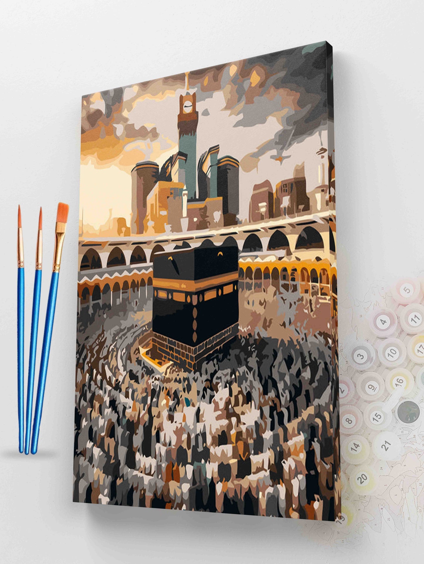 Golden Horizon of Mecca Paint by Numbers kit