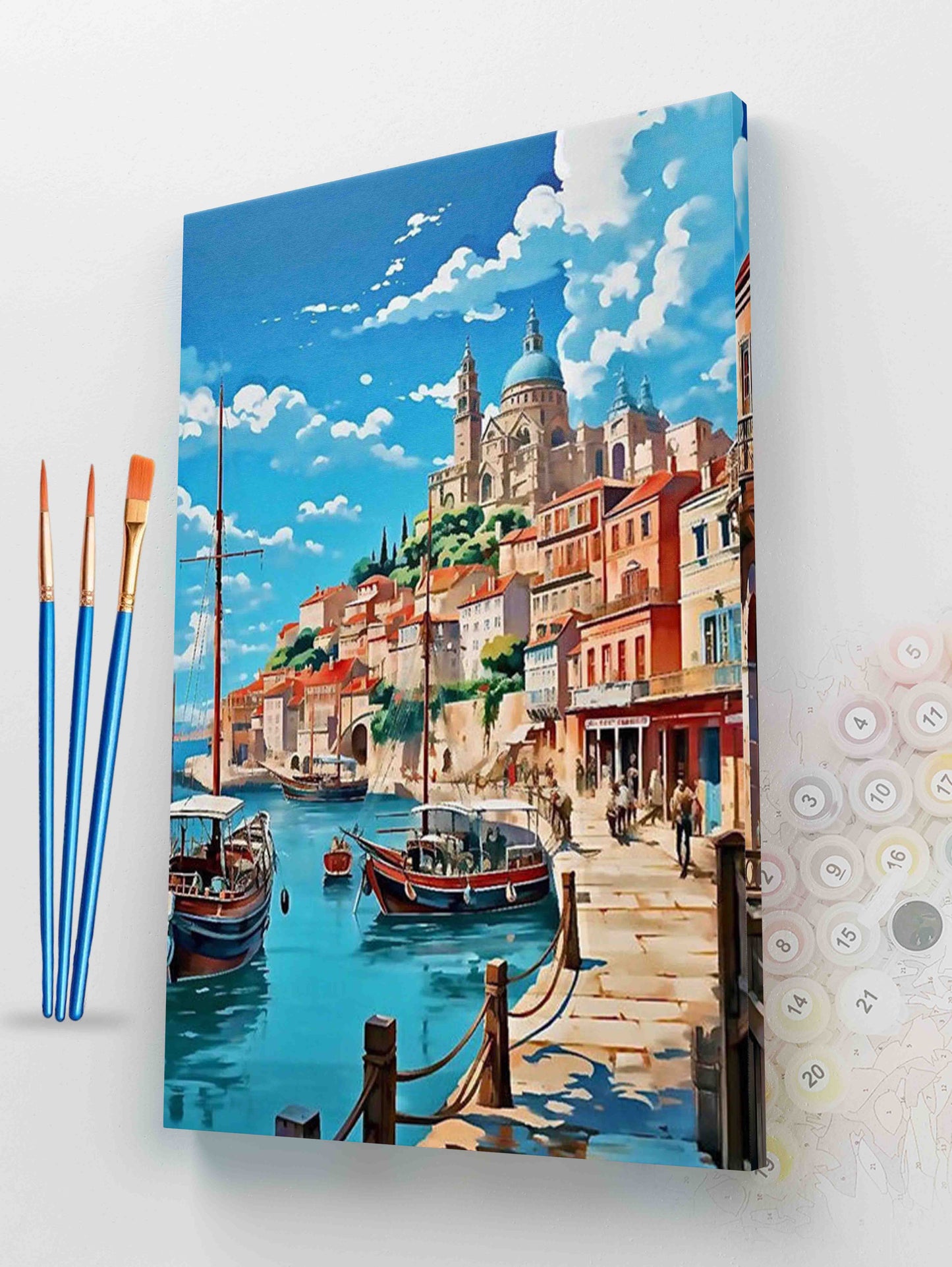 Port de Marseille | Paint by Numbers Kit
