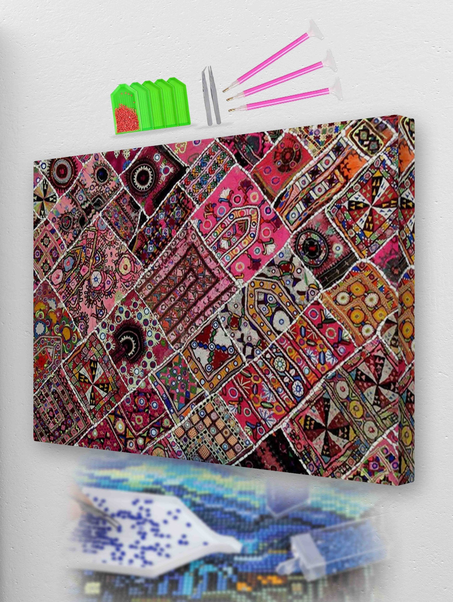 Sindhi patch work | Diamond Painting Kit