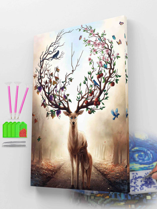 Majestic Reindeer | Diamond Painting Kit