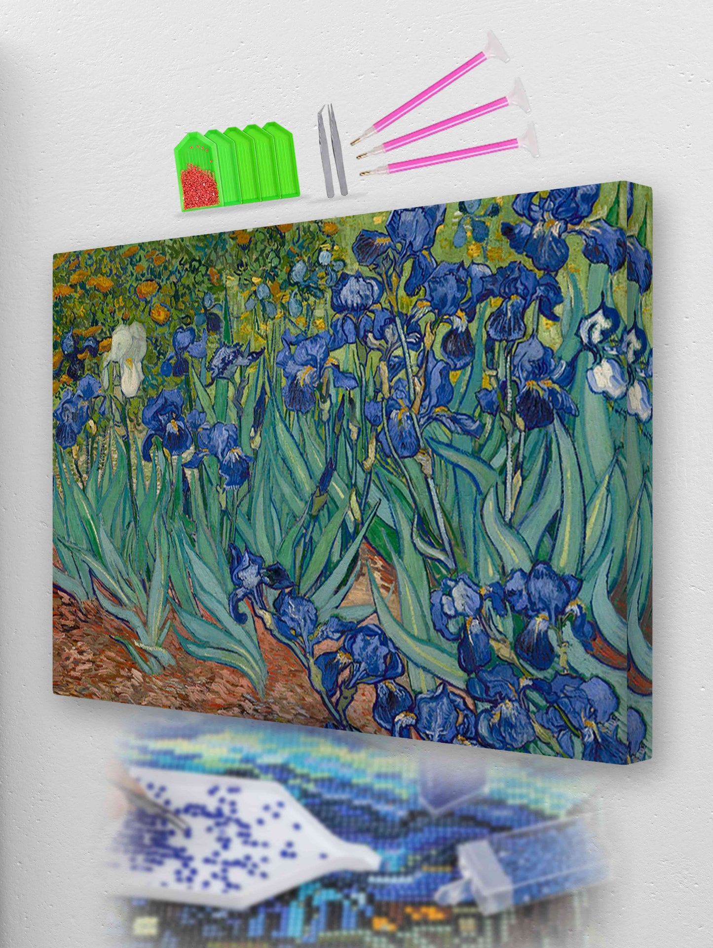 Starry Irises Diamond Painting kit