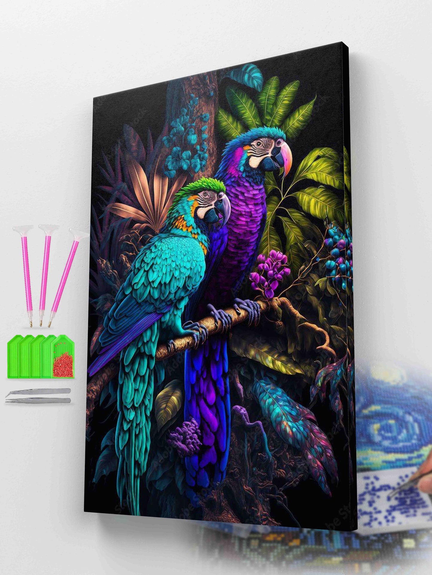 Macaws of Amazon | Diamond Painting Kit