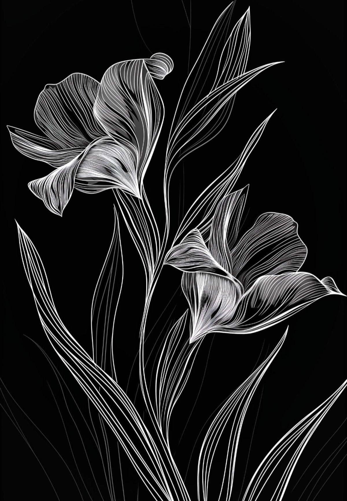 Elegance in Silence Poster Wall Art