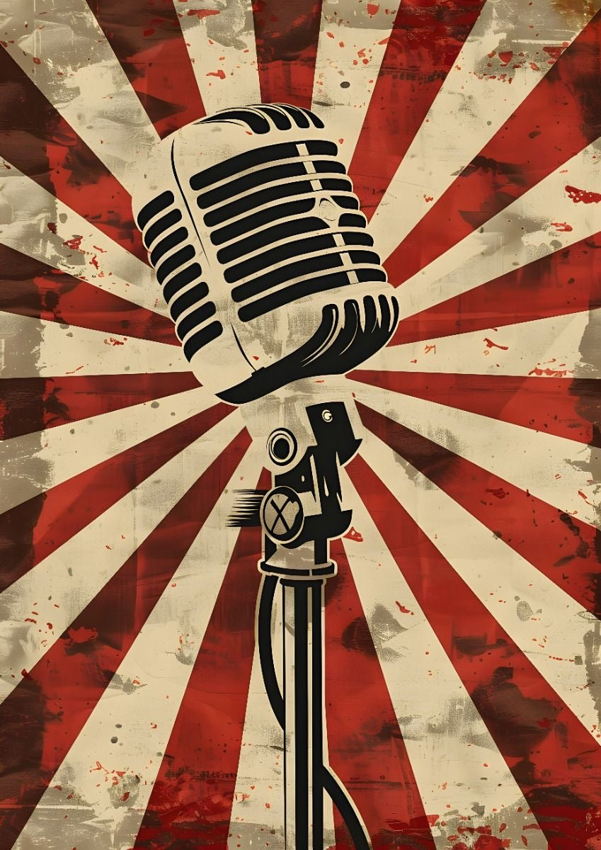 Mic of the Revolution poster Wall Art