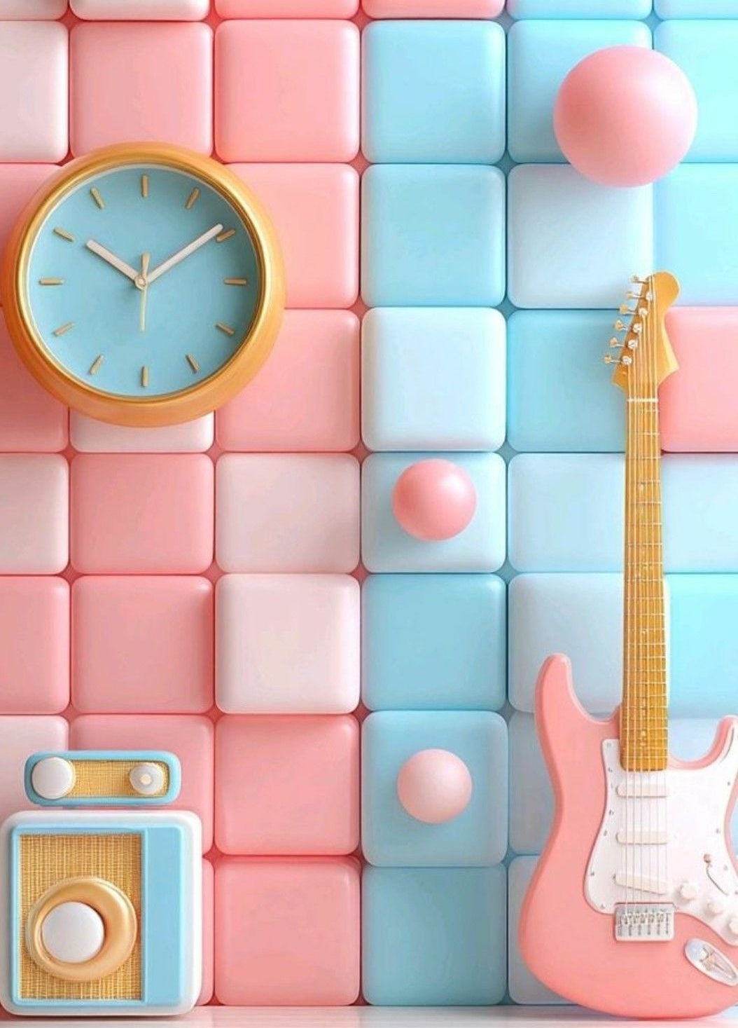 Retro Pop Vibes Poster Wall Art