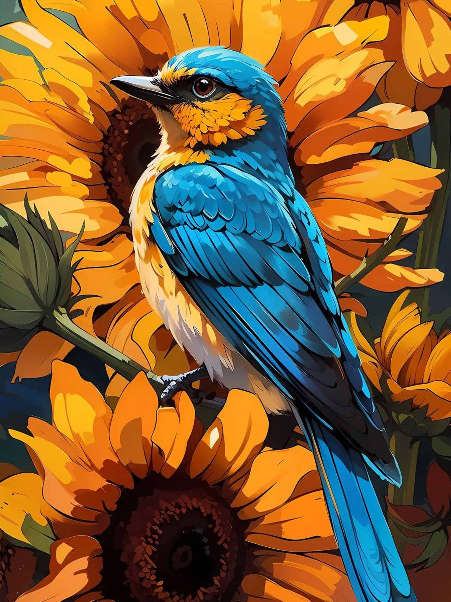 Sunflower Serenade Diamond Painting Kit