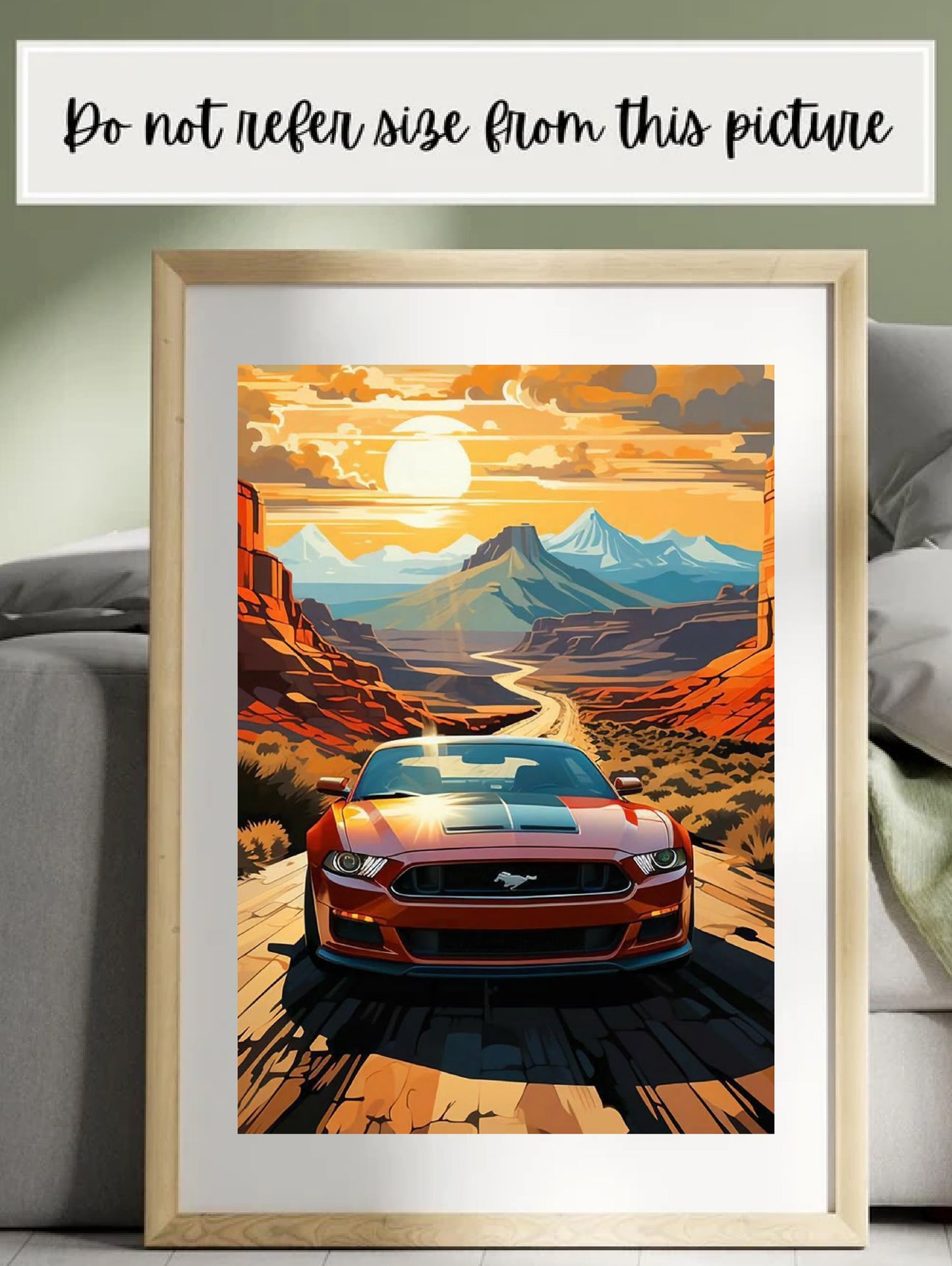 Desert Mustang Dreams Paint by Numbers kit