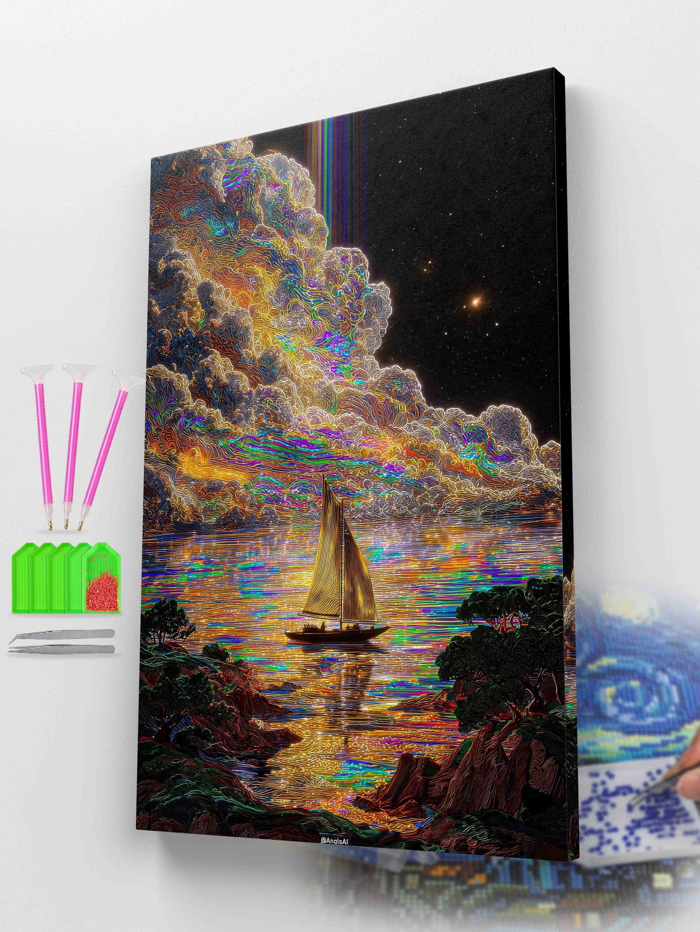 Luminous Horizon Diamond Painting Kit