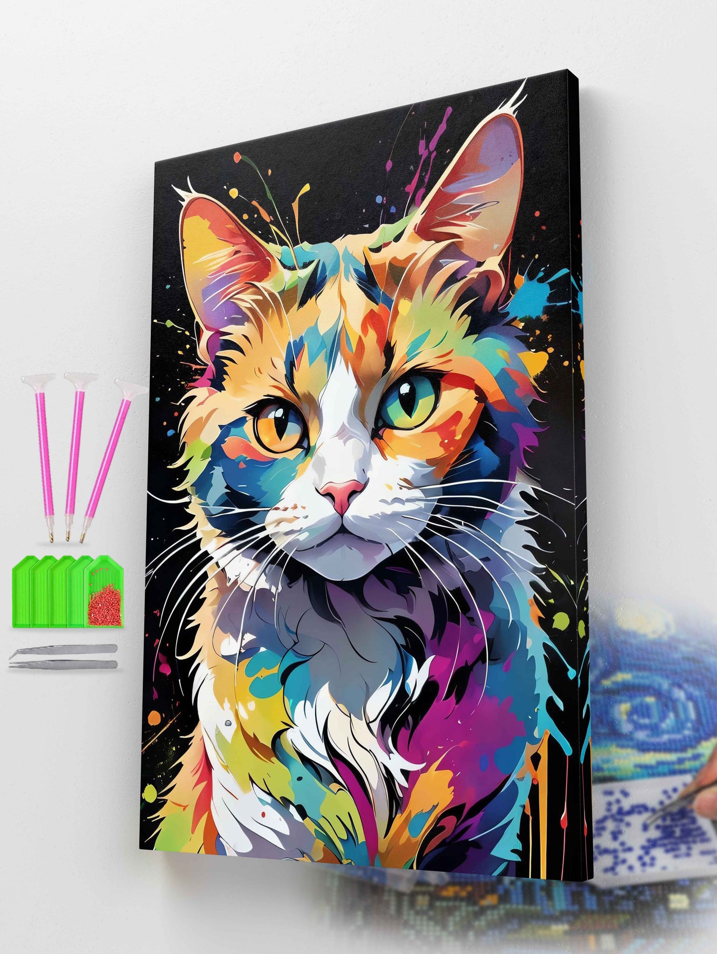 The Art of Meow Diamond Painting Kit