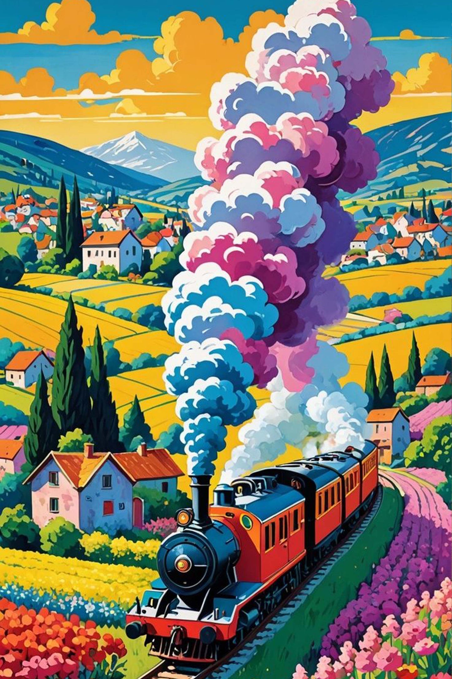 The Bloomline Express Diamond Painting Kit