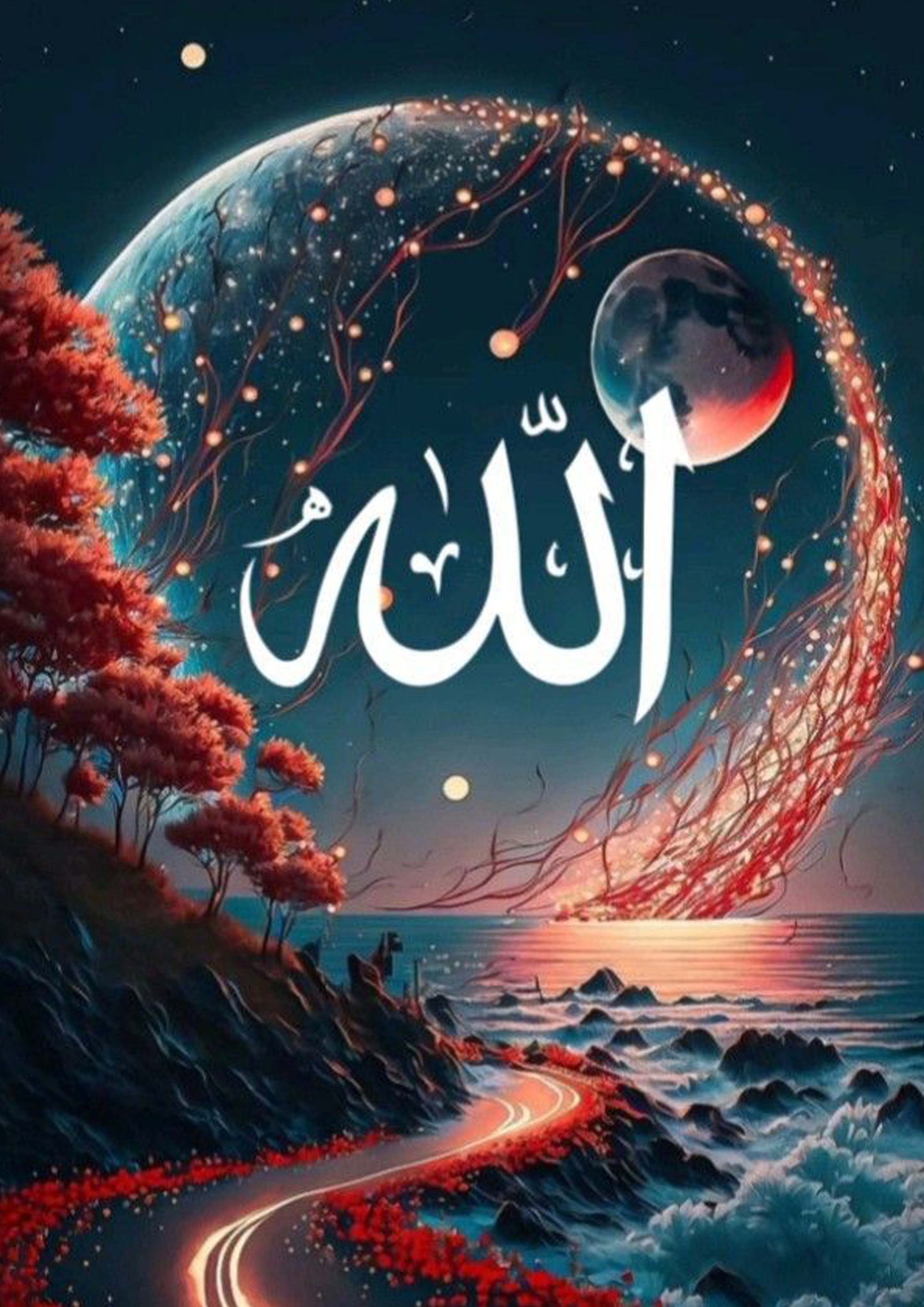 The Path to Allah Poster Wall Art