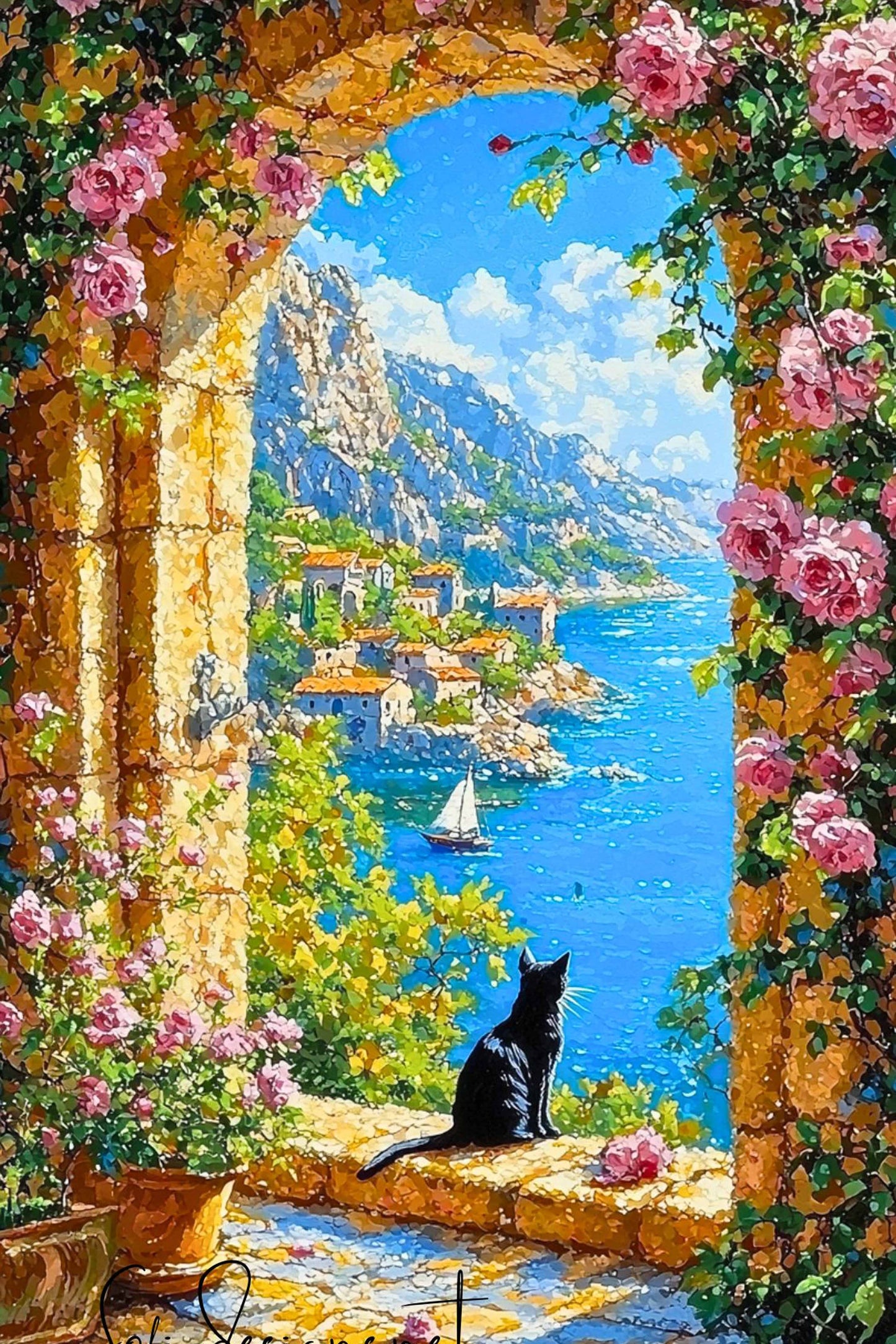 Mediterranean Daydream Diamond Painting Kit